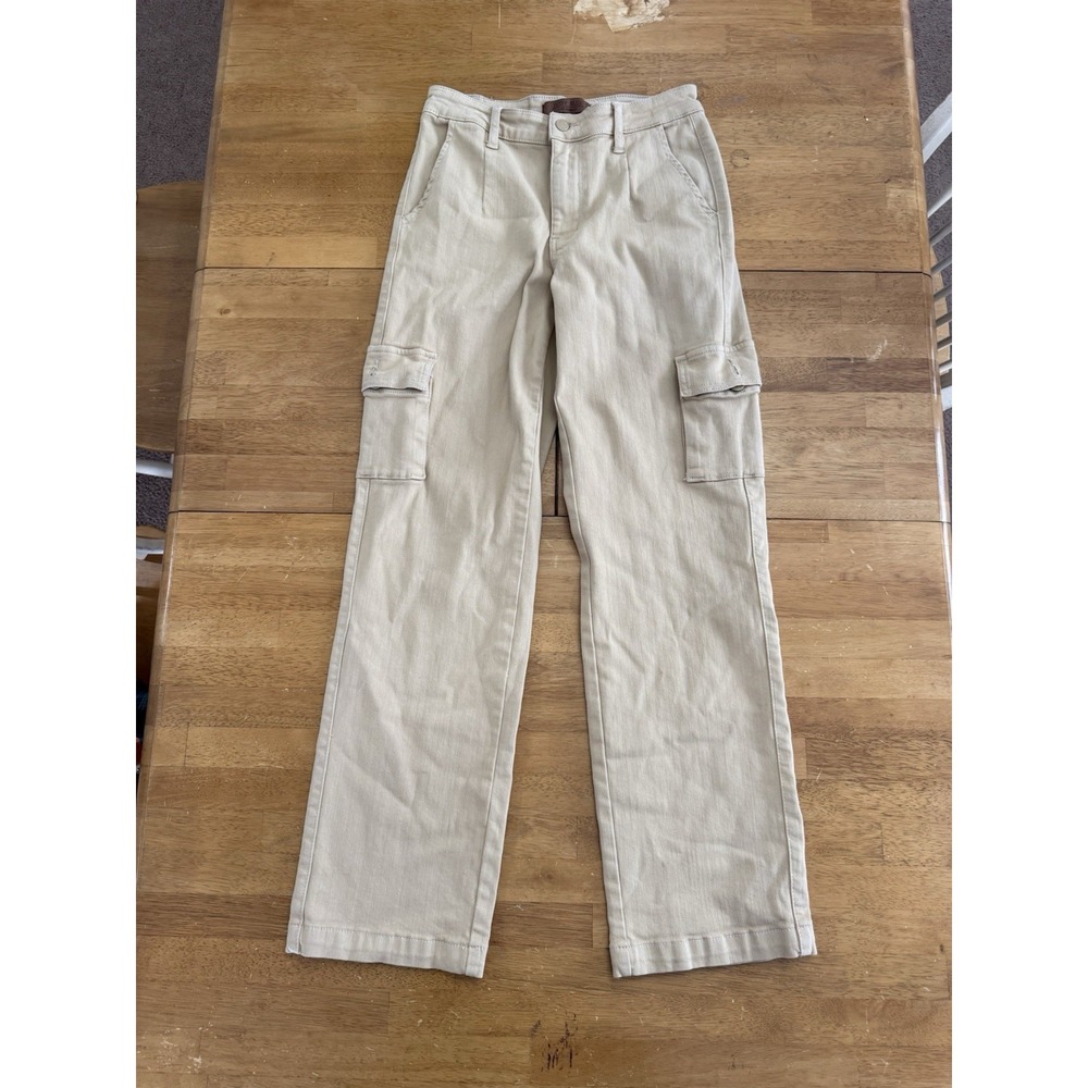 Judy Blue Women Cargo Jeans Style JB88633 Size 3 / 26 Tan Khaki Utility